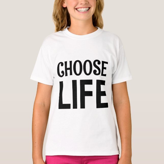 VÄLJ LIV T-Shirt (Framsida)