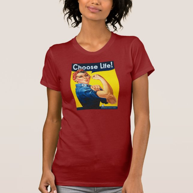 Välj liv t shirt (Framsida)