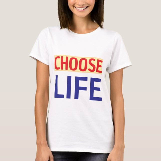 VÄLJ LIVET T-Shirt (Framsida)