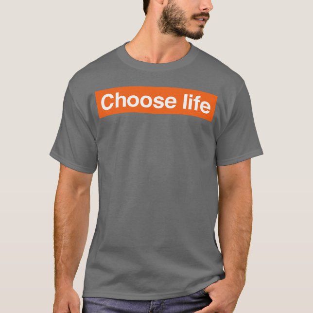 Välj livsuppföljare t shirt (Framsida)