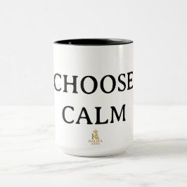 Välj lugn – Minimalistisk kaffemugg | Estetisk Zen