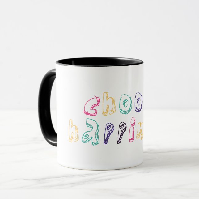 Välj lycka #14 mugg (Framsida vänster)