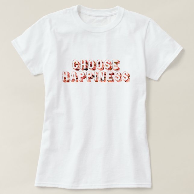 Välj lycka 7 t shirt (Design framsida)