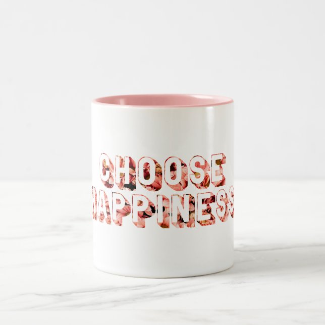 Välj lycka 7 Två-Tonad mugg (Center)