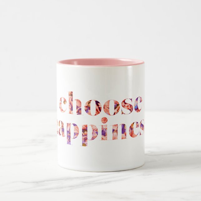 Välj lycka #9 Två-Tonad mugg (Center)