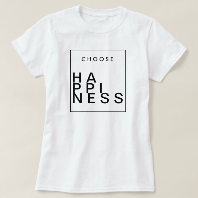 Välj lycka | Chic inspiration Tee (Design framsida)