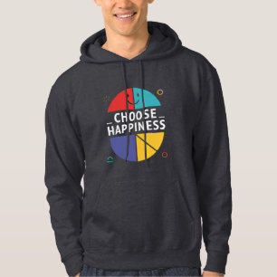 Välj lycka hoodie
