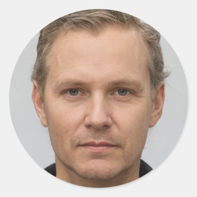 Välj lycka runt klistermärke (Framsida)