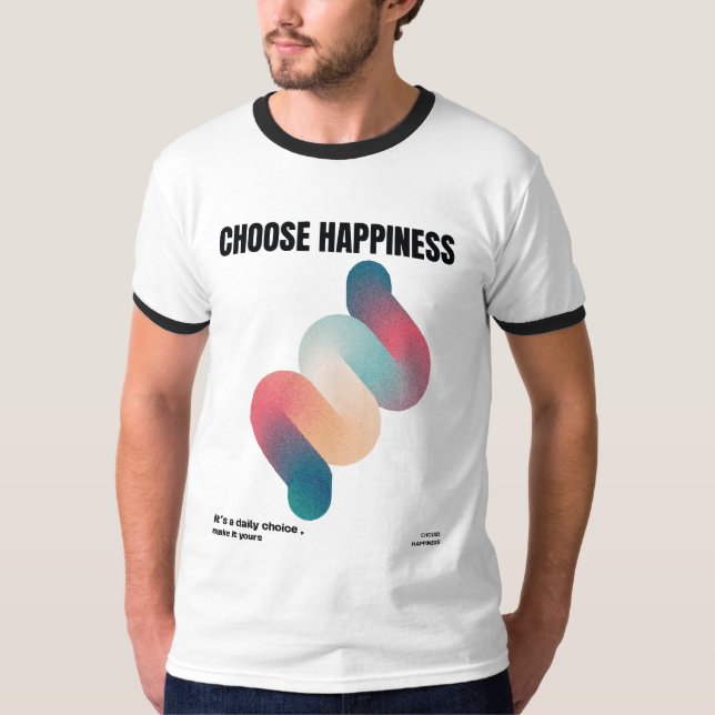 Välj Lycka T Shirt (Framsida)