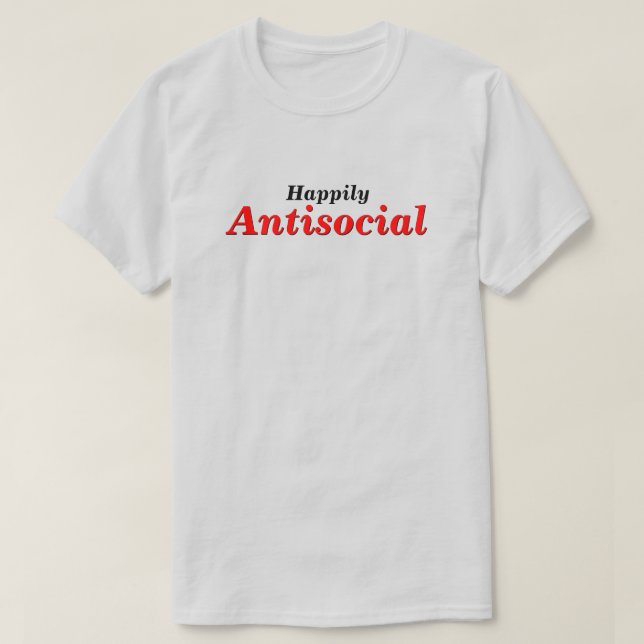 Välj Lycklig som ska visa design T Shirt (Design framsida)