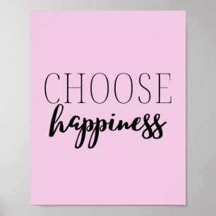 Välj lyckoriktad inspirationsoffert för Lycklig Poster