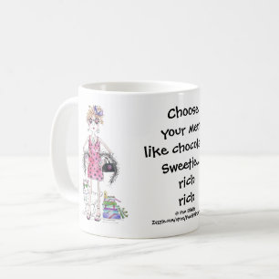 Välj manar som choklad, älskling..rik, Co Kaffemugg