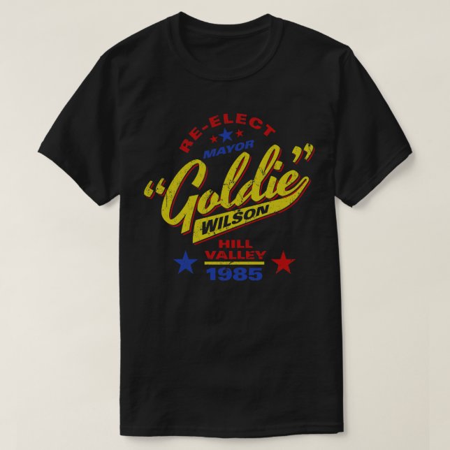 Välj Mayor Goldie Wilson igen T Shirt (Design framsida)