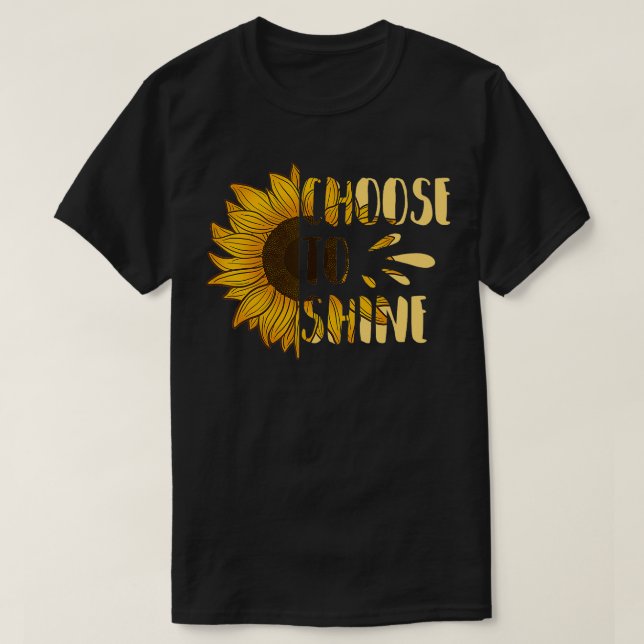 Välj mellan att skina solrossolkonsthantens Blommi T Shirt (Design framsida)