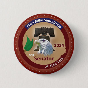 Välj Mike Sapraicone till New Yorks senator. Knapp
