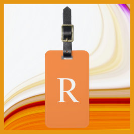 VÄLJ Monogramblocket FÄRG eller Orange Bagagebricka