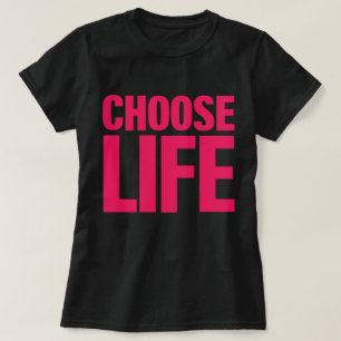 Välj Motivational liv (rosa) Tröja