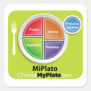 Välj MyPlate den spanska klistermärken - MiPlato