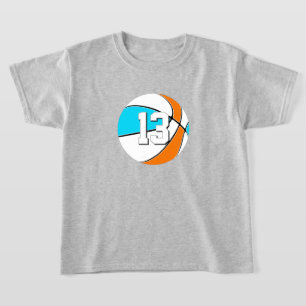 Välj NÅGRA lagfärger w tröjnummer basket T Shirt
