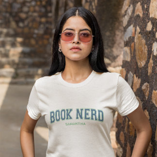 Välj Nerd för Färg Bok T Shirt