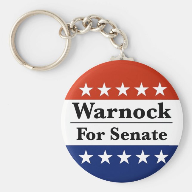 Välj om Raphael Warnock till USA:s senat 2022 Nyckelring (Framsidan)