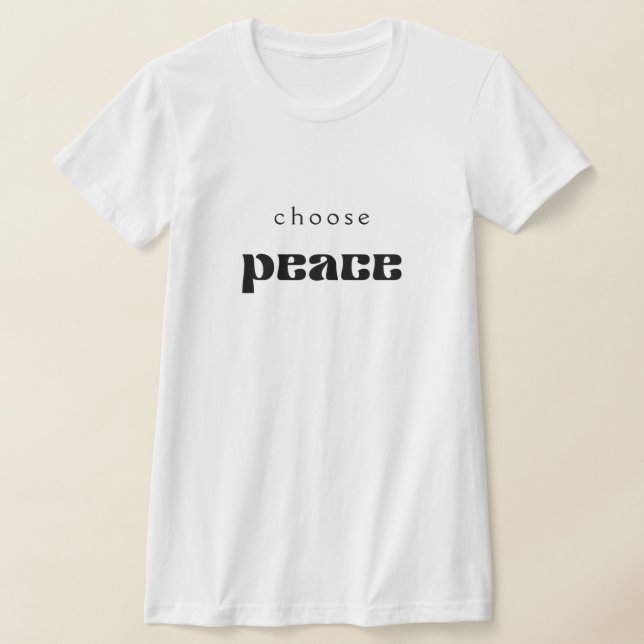 Välj Peace T-shirt (Laydown)