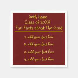 Välj Roligtar för Färg Studenten i skolan Pappersservett