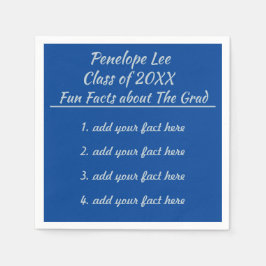 Välj Roligten Facts Nap i Färg Studenten Pappersservett