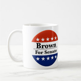 Välj Sherrod Brown till U.S. Senate 2024 Kaffemugg