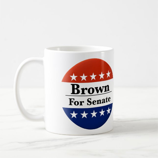 Välj Sherrod Brown till U.S. Senate 2024 Kaffemugg (Vänster)