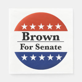 Välj Sherrod Brown till U.S. Senate 2024 Pappersservett
