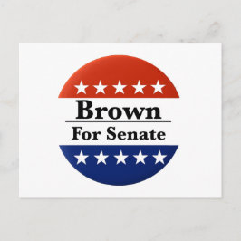 Välj Sherrod Brown till U.S. Senate 2024 Vykort
