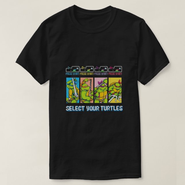 Välj sköldpaddor t shirt (Design framsida)