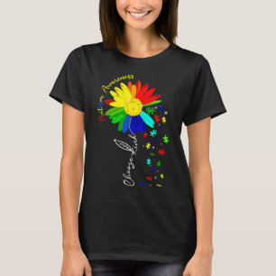 Välj Solrosfrö för omvänd autism T Shirt