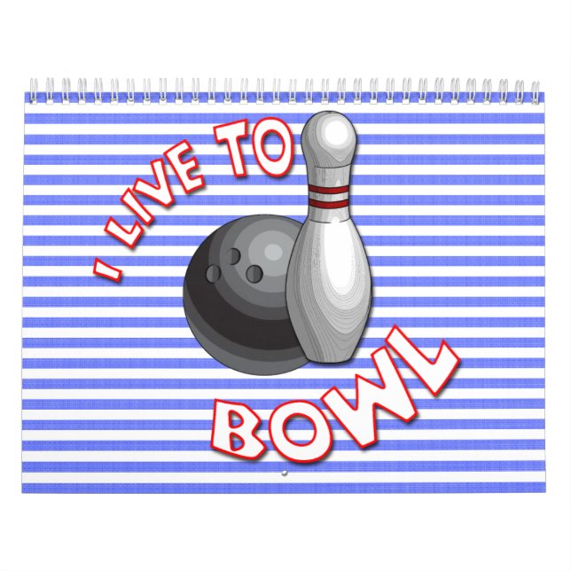 Välj starten daterar bowling kalender (Omslag)