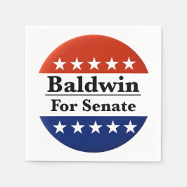 Välj Tammy Baldwin till U.S. Senat 2024 Pappersservett