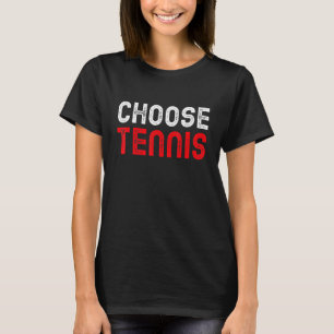 Välj Tennis 1980-talets parody Retro Racket Bollar T Shirt