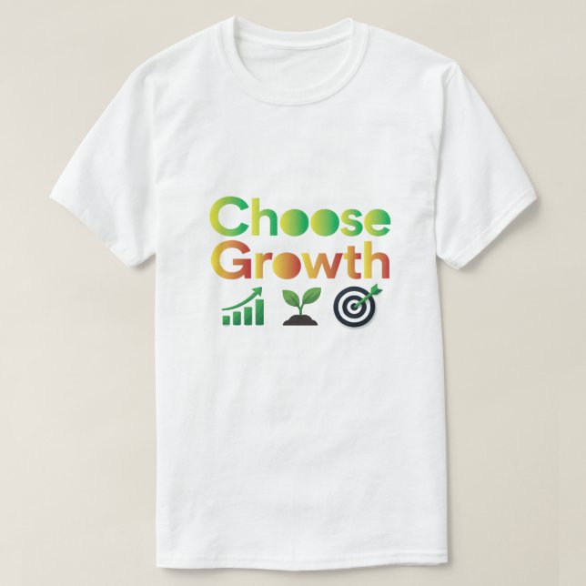 Välj Tillväxt T Shirt (Design framsida)
