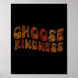 Välj Tindness Anti-mobbing Stop Bullying Motiva Poster