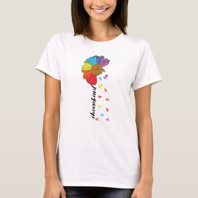 Välj typ av medvetandehöjdpunkt för autism t shirt (Framsida)
