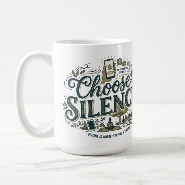 Välj Tystnad Kaffemugg (Vänster)