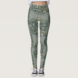 Välj Tystnad Leggings