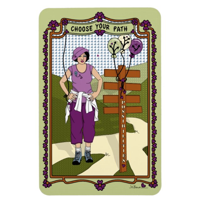 Välj Väg_A_4x6-kylskåp Magnet (Vertikal)