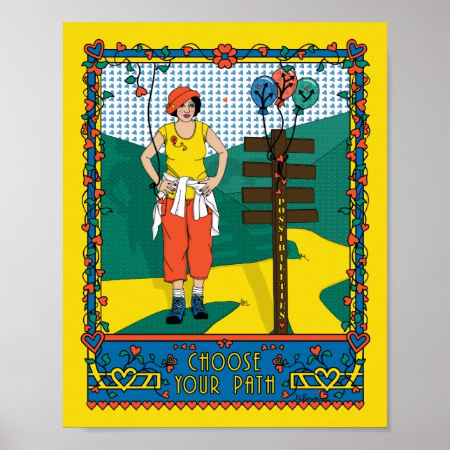 Välj Väg_B_8x10-Poster Poster (Framsidan)