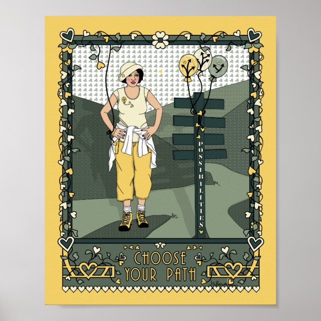 Välj Väg_C_8x10-Poster Poster (Framsidan)