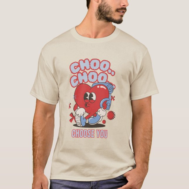Välj valentin t shirt (Framsida)