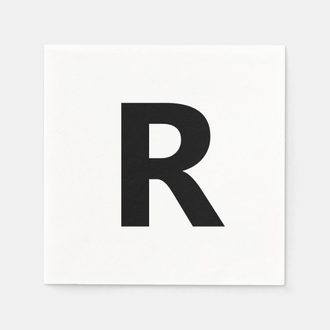 Välj valfritt Brev | Teckensnitt: Öppna Sans-konde Pappersservett (Framsidan)