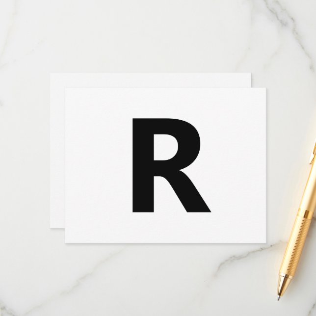 Välj valfritt Brev | Teckensnitt: Öppna Sans-konde Tilläggskort (Fram/Back In Situ)