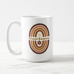 Välj vänlighet, gör världen till en bättre ställe. kaffemugg