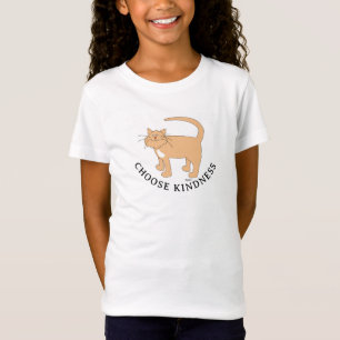 Välj vänlighet katt T-shirt